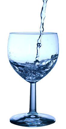 water in glas